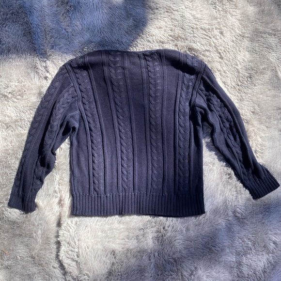 Vintage 80s Bogner Med V Neck Spell Out Sweater - Picture 4 of 7